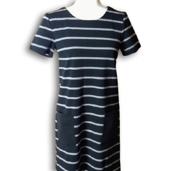 Gap Size Small Black &White Shift Dress - Picture 1 of 8